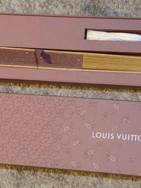 Louis Vuitton limited Edition Dusty Bamboo Fan NIB